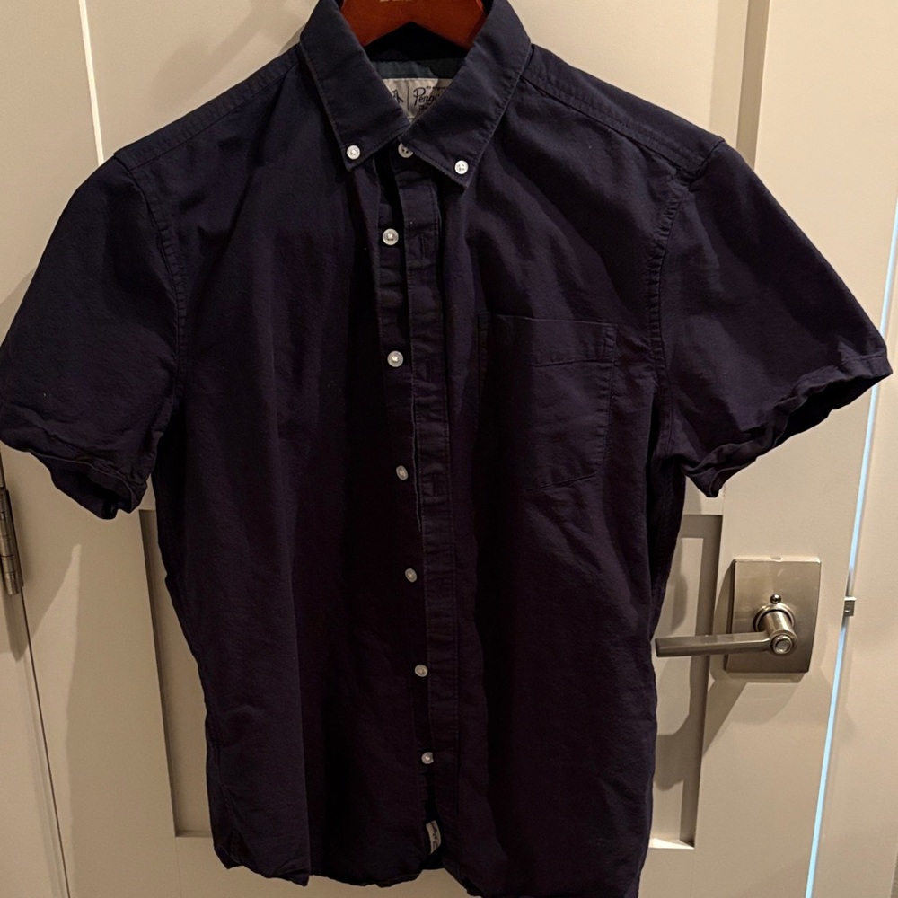 Original Penguin Dark Blue Casual Button Down Shirt